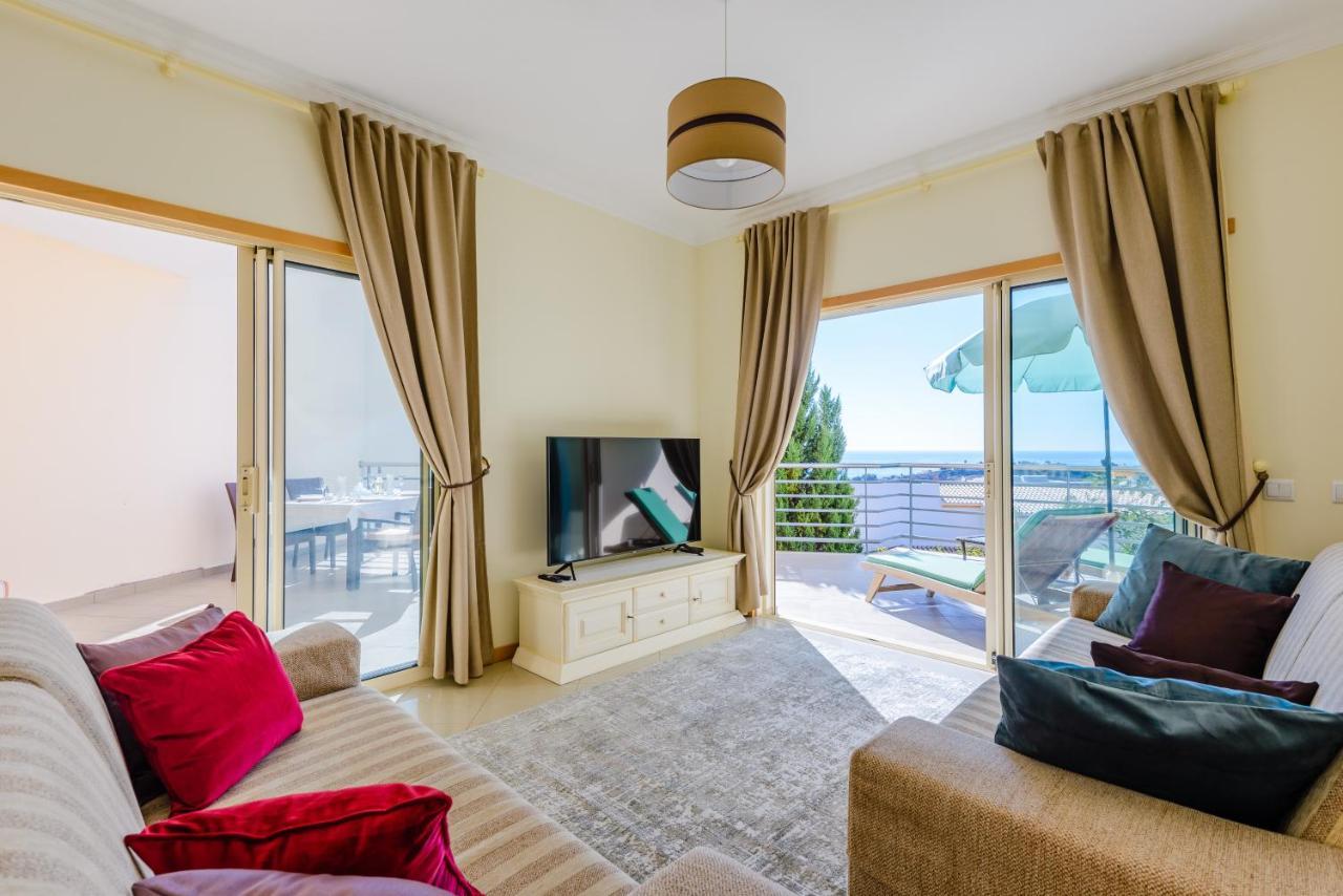 Bnb Homes Ocean View Apartment With Huge Sunny Terrace, 2 Swimming Pools & Tennis Court Albufeira Eksteriør billede
